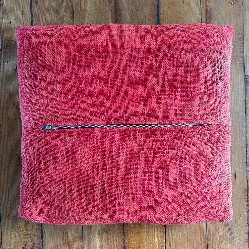 Colorful Bird Embroidered Pillow - Picture 4 of 8